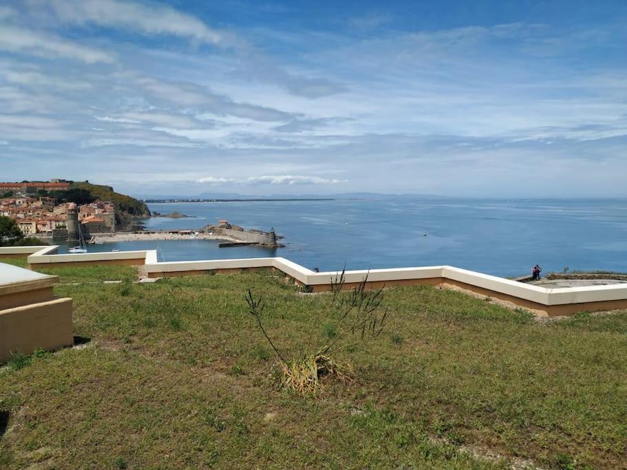 Location Vue Mer Du Samedi Au Samedi, Clim, Parking, Piscine, Plage 科利尤尔 外观 照片