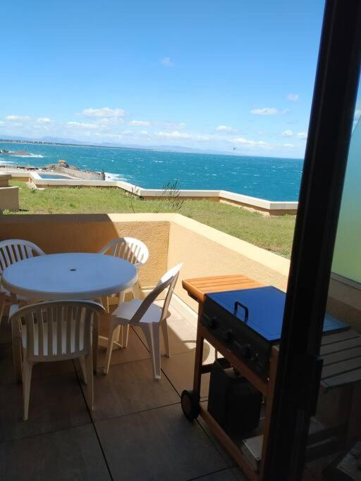 Location Vue Mer Du Samedi Au Samedi, Clim, Parking, Piscine, Plage 科利尤尔 外观 照片
